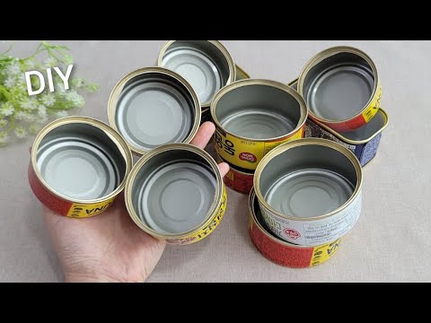 It's So Beautiful ! Superb idea you've never seen with Tin cans - Home decor ideas - DIY Upcycling