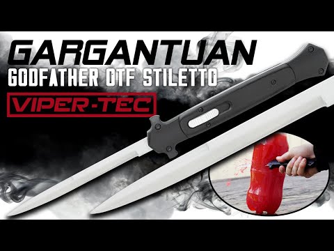 BUDK: Viper Tec "The Gargantuan" Large Godfather OTF Stilleto Knife!