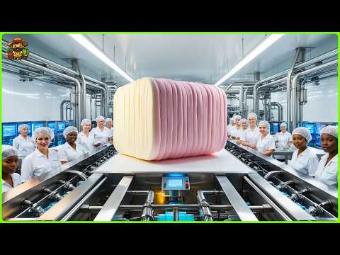 How Marshmallows Are Made In Mega Factories | Inside The Sweet Process