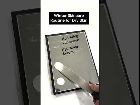 Winter Skin Routine for Dry Skin #skincare #skincareroutine #dryskin #shorts  #winter