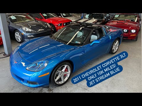 SOLD: 2011 Chevrolet Corvette 3LT in Jetstream Blue ✈️- 10K Miles - Clean Carfax