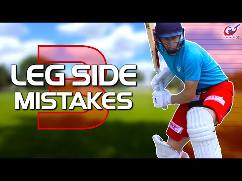 FIX these LEG SIDE batting MISTAKES - Cricket Batting Drills