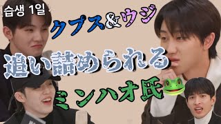 【切り抜きセブチ】ミンハオを懐柔したいクプスとウジ