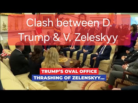 Trump-Zelenskyy fallout at Oval office of Whitehouse #trending #america #ukraine #russiaukrainewar