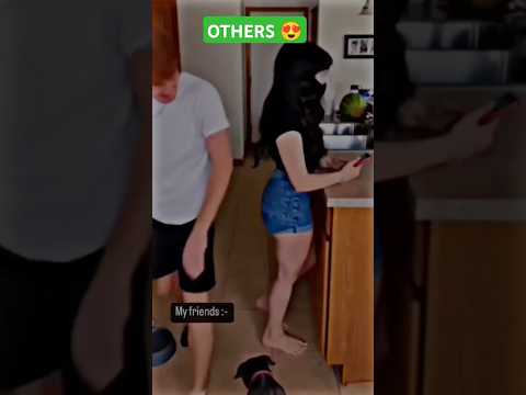 others vs me | girlfriend|funny shots #couplegoals #othersvsme #singlememes #relationship #funny