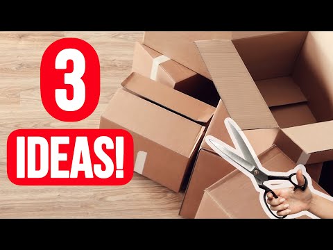 3 Cool Recycling Ideas From Cardboards!