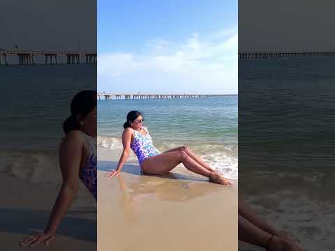 Beach fun #yogaeverywhere #beachyoga #fitness #yogayoga