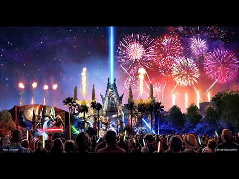 star wars a galactic spectacular projection show at Hollywood studios Audio