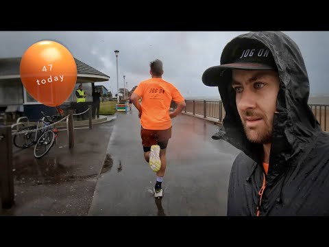 Sharing a birthday with parkrun (the wettest 5K ever, Exmouth)