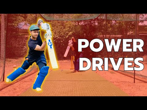 HOW TO PLAY FRONT FOOT  DRIVE | Cricket Practice | Zor se drive kaise maarein