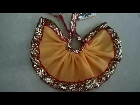 SIMPLE AND EASY HAND STICHING LADOO GOPAL CLOTH# IDOL DRESSES# BHAGWAN VASTRA# FESTIVE IDOL VASTRA