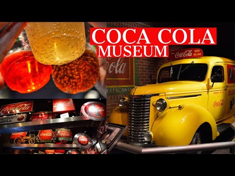 Coca Cola Museum Tour Video - Over 100 Flavors of Coke in the Tasting Room in Atlanta, Georgia!