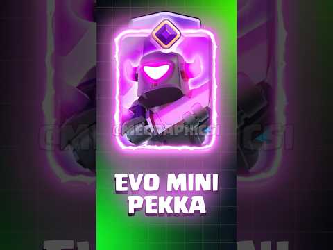 Evo Mini PEKKA🔥 #clashroyale