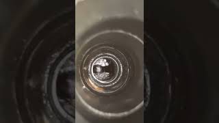 Piston movement in slow mo.