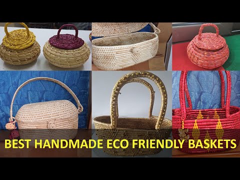 Best Ecofriendly Handmade Baskets | Handmade Basket Design | Home Decorating Ideas