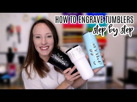 How to Laser Engrave Tumblers | Thunder Laser & Lightburn