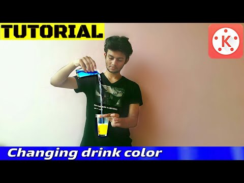 Change color of drink effect kinemaster Tutorials- video editing class online