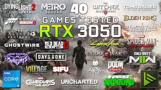 RTX 3050 Test in 40 Games