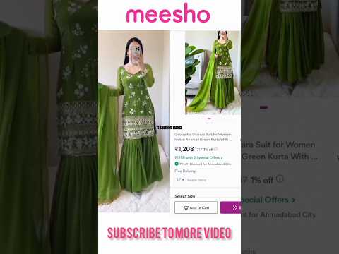 Meesho lehenga haul same dress collection on Meesho #shorts #youtubeshorts #meesho