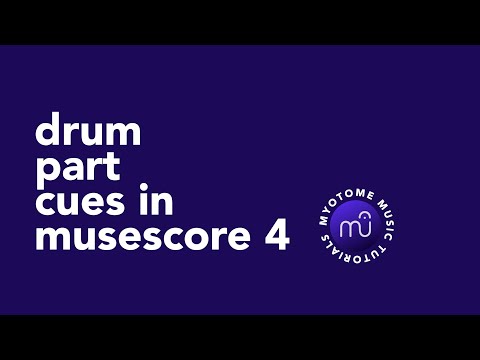 Musescore Drum Cues How To - Jazz, Big Band, Lead Sheets