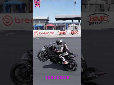 Kawasaki Ninja H2R Wheelie | Ride 5 #shorts #gaming