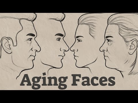 How to Draw Aging Faces | 30 Years into the Future!