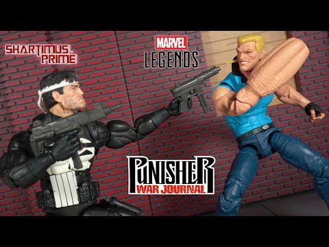 Marvel Legends Punisher & Bushwacker 2-Pack War Journal Comics Hasbro Action Figure Review