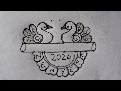 New year rangoli designs 2024/8dots rangoli designs/kolam designs/muggulu/birds rangoli