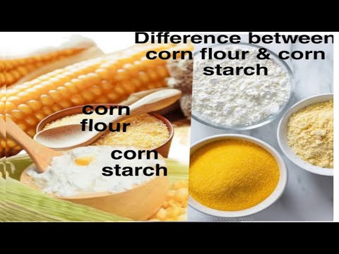 How to make Cornflour & Cornstarch at Home/ Difference between Cornflour & Cornstarch