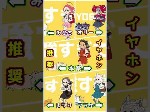 強風オールバック詰め合わせ　本家/さくらみこ/白上フブキ/夏色まつり/クレイジー・オリ―