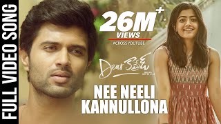 Dear Comrade Video Songs - Telugu | Nee Neeli Kannullona Video Song | Vijay Deverakonda | Rashmika