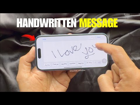 How to Send a Handwritten Message on iPhone