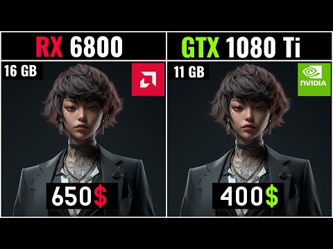 GTX 1080 Ti vs. RX 6800 TEST IN 20  GAMES 1080P -2K -4K