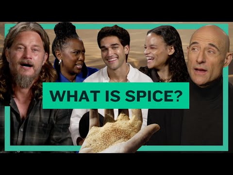 DUNE PROPHECY CAST tries to explain SPICE during INTERVIEWS | Travis Fimmel, Mark Strong & more!