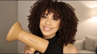 How I Diffuse My Curly Hair-NEW PATTERN Blowdryer