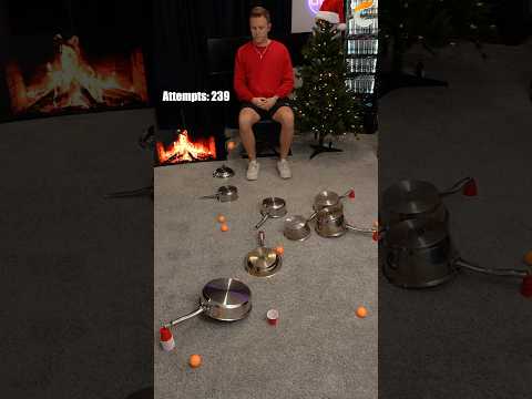 Ping Pong Trick Shot! (Deck The Halls)