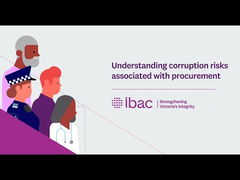 Understanding corruption risks associated with procurement