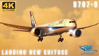 Microsoft Flight Simulator 4K - Approach Into New Chitose - ANA B787-9【MSFS2020】