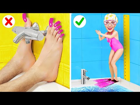 Crazy Short VS Tall Problems! Life Hacks & Funny Moments by 123 GO!