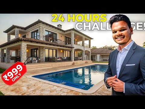 I STAYED 24 HOURS on A LUXURY PRIVATE VILLA!  Best Staycation Near Bangalore