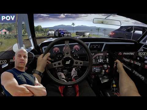 If Dominic Toretto Owned a Private Island! | AC | Fanatec DD+