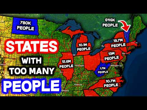 Why 50% of Americans Live in these 9 OVERCROWDED States