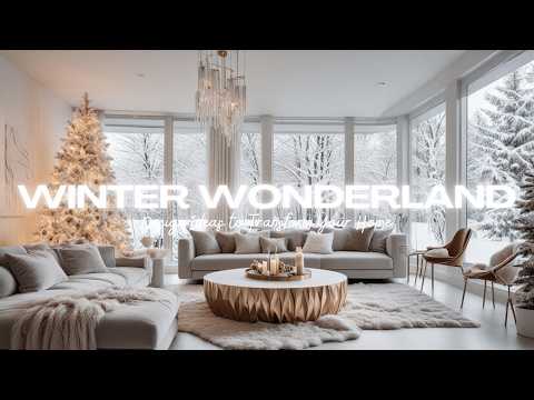 Winter Wonderland Home Decor  | Christmas Winter Wonderland 2024. 4k