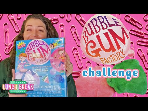 Bubble Gum Factory Kit Challenge | Joan’s Wheel of Punishment Returns! | Lunch Break