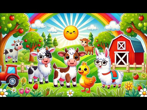 Farm Animals Fun Facts & What They Eat - Educational Animals for Kids!