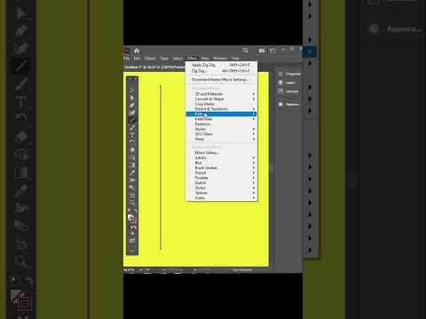 How To Create ZigZag Lines In Illustrator #zigzagtutorial