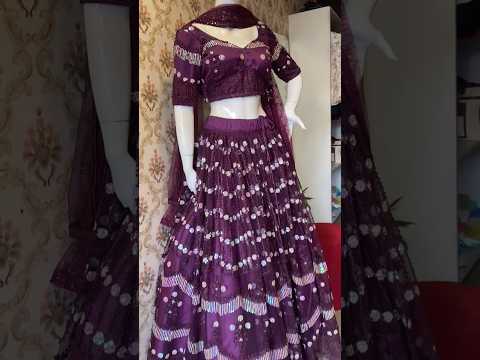 Lehenga 💜#lehenga #fashionbotique #firstladyboutique #shortvideo #shorts #purple