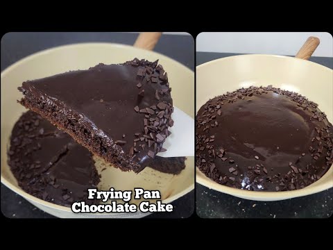 Frying pan Chocolate Cake/Easy and Delicious