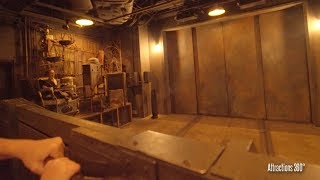 [4K] Front Row - Tower of Terror Ride at Walt Disney World - Disney's Hollywood Studios