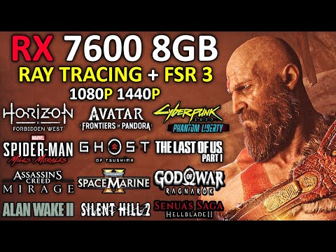 RX 7600 8GB in 2024 | Test in 20 Latest Games | Ray Tracing + FSR 3 | 1080p - 1440p | Detailed Test